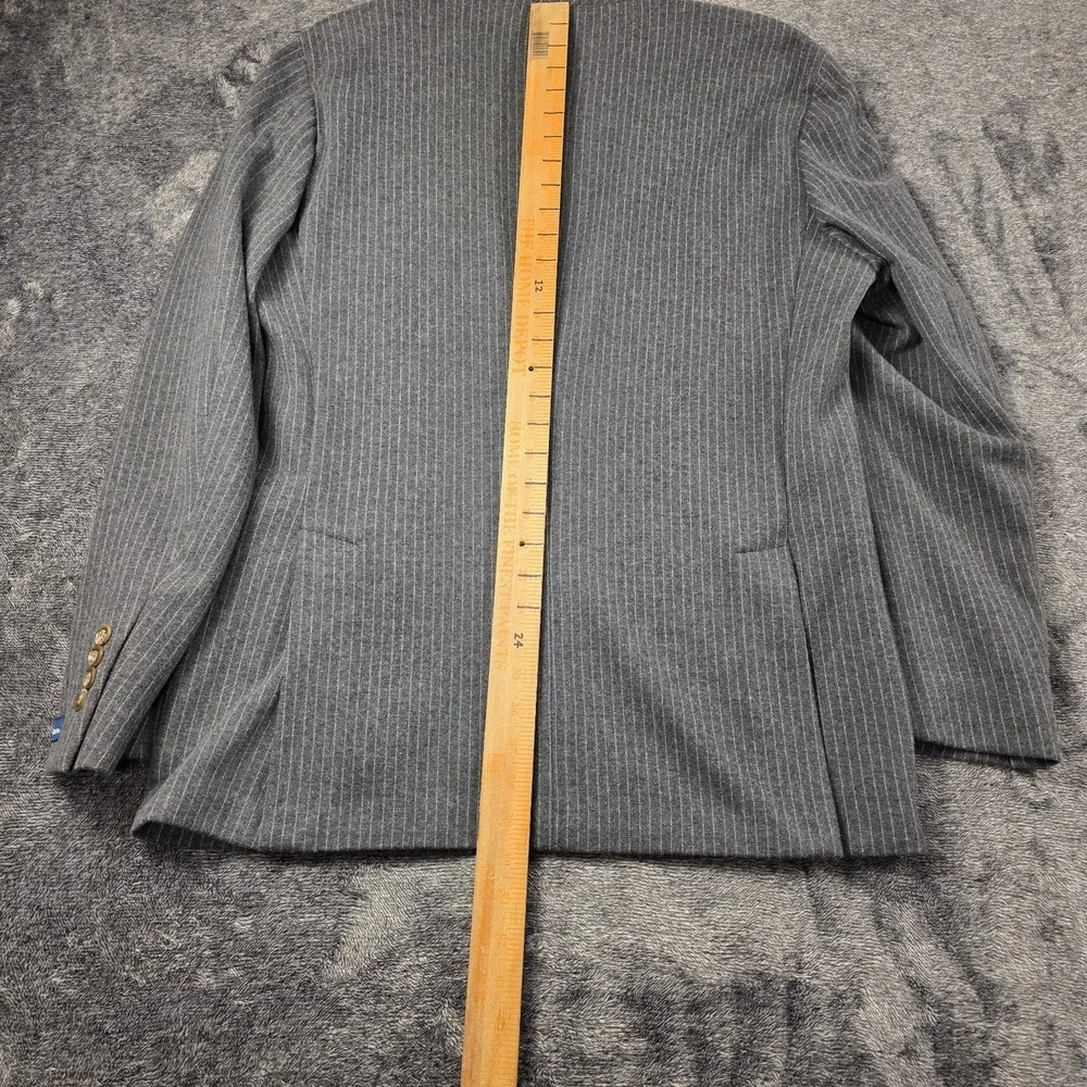 Polo Ralph Lauren Kent Soft Pinstripe Knit Suit Jacket Men‎ 42R $800